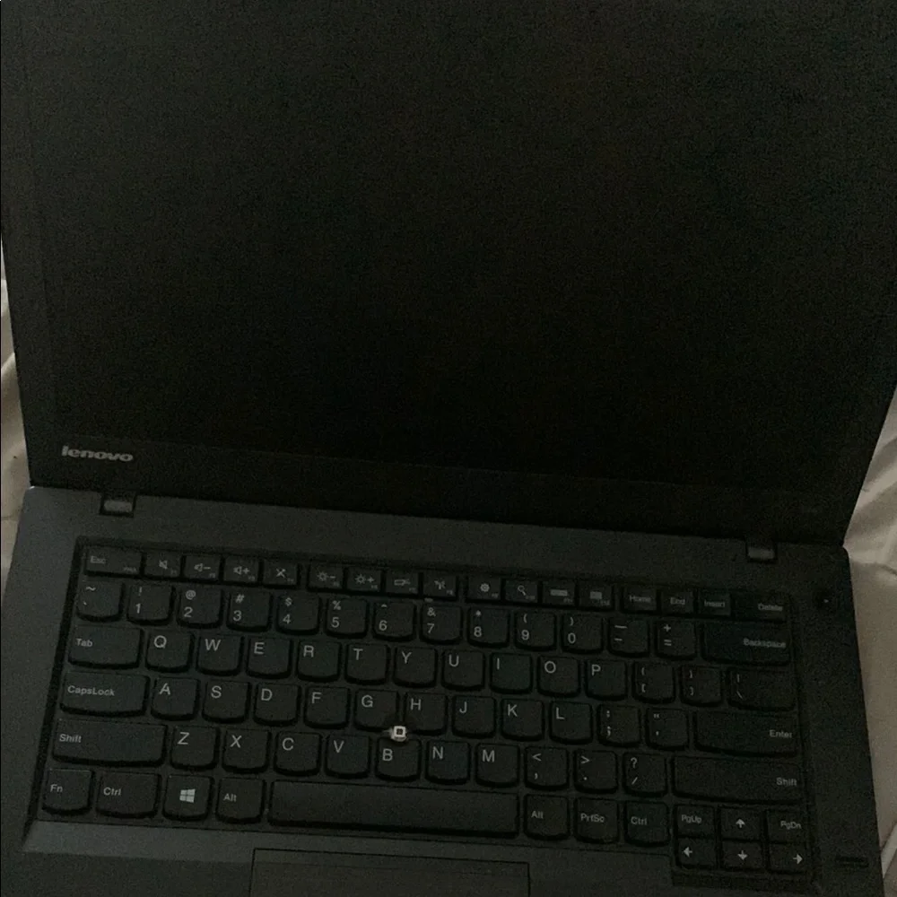 Lenovo Black Laptop with Chiclet Keyboard and QWERTY Layout